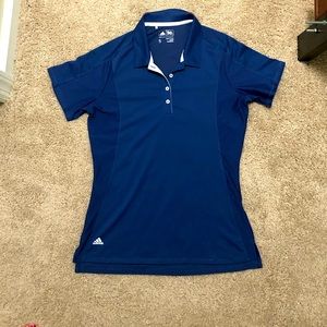 EUC Adidas womens dri-fit golf polo